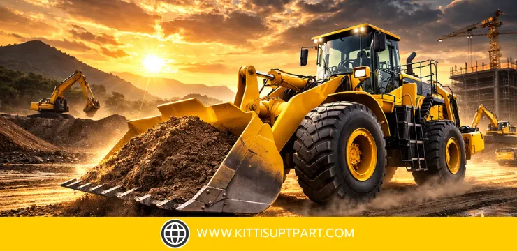 ส่วนประกอบสำคัญ รถตัก Komatsu ที่ผู้ใช้งานควรรู้ก่อนเลือกอะไหล่